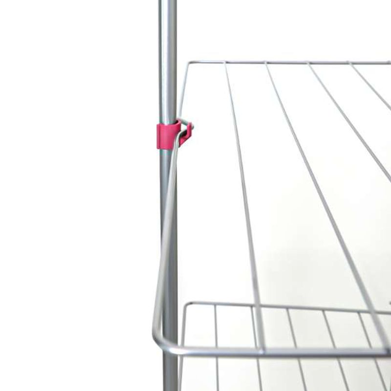 Market - Spalare si intretinere rufe - Uscatoare de rufe si accesorii - Uscator Vertical de Rufe Mercaton pe Roti, Pliabil, 4 Nivele, Inox, 70 x 8 x 170 cm - Infinity.ro