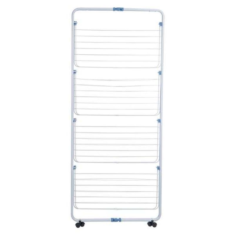 Market - Spalare si intretinere rufe - Uscatoare de rufe si accesorii - Uscator Vertical de Rufe Mercaton pe Roti, Pliabil, 4 Nivele, Inox, 70 x 8 x 170 cm - Infinity.ro