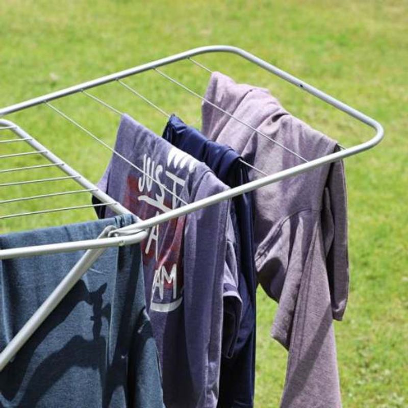 Market - Spalare si intretinere rufe - Uscatoare de rufe si accesorii - Uscator de Rufe Mercaton, Metalic, Pliabil, Argintiu, 18 m - Infinity.ro