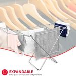 Market - Spalare si intretinere rufe - Uscatoare de rufe si accesorii - Uscator de Rufe Mercaton, Metalic, Pliabil, Argintiu, 18 m - Infinity.ro