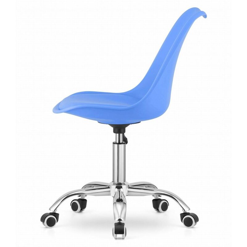 Casa si Gradina - Mobilier - Scaune si fotolii - Scaune - Scaun de birou, Mercaton, Alba, rotativ, PP, albastru, 48.5x56.5x91.5 cm - Infinity.ro