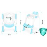 Jucarii, Copii si Bebe - Igiena si ingrijire - Baia bebelusului - Olite si reductoare WC - Reductor toaleta cu scara pentru copii Ricokids 729200 - Infinity.ro