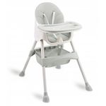 Jucarii, Copii si Bebe - Hrana si alaptare - Scaune de masa bebe - Scaun de masa 3 in 1 Ricokids Milo - Gri - Infinity.ro