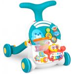 Jucarii, Copii si Bebe - Carucioare si articole de transport - Premergatoare - Antemergator educational 2 in 1 Ricokids RK-810 Alb cu albastru - Infinity.ro