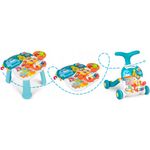 Jucarii, Copii si Bebe - Carucioare si articole de transport - Premergatoare - Antemergator educational 2 in 1 Ricokids RK-810 Alb cu albastru - Infinity.ro