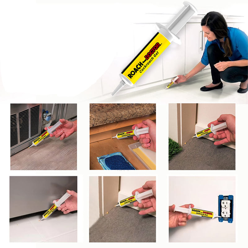 Market - Curatenie si intretinere casa - Produse menaj - Insecticide si capcane - Seringa Anti Gandaci Bucatarie MRG M1088, Gel Solutie, 5g, Efect Imediat - Infinity.ro