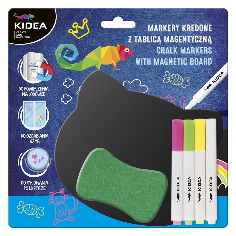 Carti si Birotica - Rechizite - Alte accesorii scolare - Set desen crete/tabla, Deform, Tabla magnetica, Multicolor, 3+, ZMKTMKA - Infinity.ro