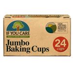 Market - Curatenie si intretinere casa - Produse bucatarie - Pungi si folii alimentare - Hartie de copt briose nealbita, fara clor, compostabila, 24 buc., JUMBO, If You Care - Infinity.ro