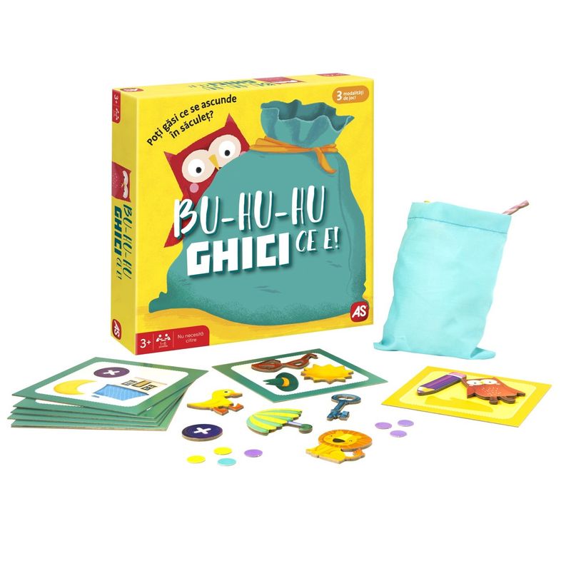Jucarii, Copii si Bebe - Jucarii si jocuri - Jocuri si puzzle - Jocuri de societate - Joc de societate bu-hu-hu ghici ce e - Infinity.ro