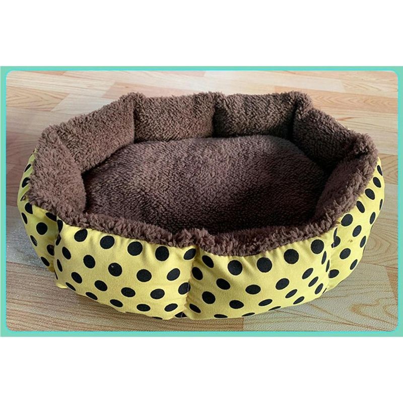 Petshop - Accesorii petshop - Culcusuri si custi - Culcusuri si saltele - Pat pentru Caine sau Pisica Galben AG602I, 35 x 37 cm - Infinity.ro