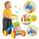 Jucarii, Copii si Bebe - Carucioare si articole de transport - Premergatoare - Premergator Hippo 2in1, Baby Walker Multifunctional, Muzica si lumini Jucarie pentru copii - Infinity.ro