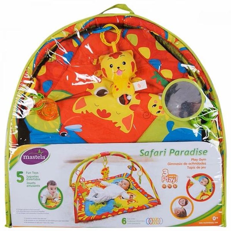 Jucarii, Copii si Bebe - Jucarii si jocuri - Jucarii bebelusi - Centre de activitati - Centru de activitati Mastela Safari Paradise Play Gym - Infinity.ro