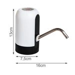 Casa si Gradina/Mobilier/Organizare si depozitare/Dozatoare/dispensere de apa - Pompa electrica pentru bidon de apa, dozator, incarcare USB, 7.5/16x13 cm, Ruhhy - Infinity.ro
