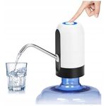 Casa si Gradina/Mobilier/Organizare si depozitare/Dozatoare/dispensere de apa - Pompa electrica pentru bidon de apa, dozator, incarcare USB, 7.5/16x13 cm, Ruhhy - Infinity.ro