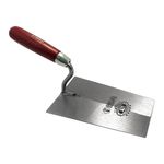 Casa si Gradina - Constructii - Vopsea si tencuieli - Unelte de vopsit si tencuit - Mistrie inox, Olejnik, trapez, lata, 180 mm, maner lemn, Rosu - Infinity.ro