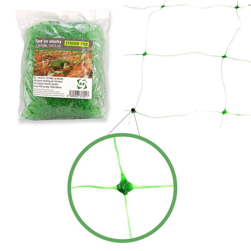 Casa si Gradina/Gradina si terasa/Mobilier exterior/Accesorii pentru gradina - Plasa pvc, pentru urcarea plantelor in cultura castravetilor, 2x5 m - Infinity.ro