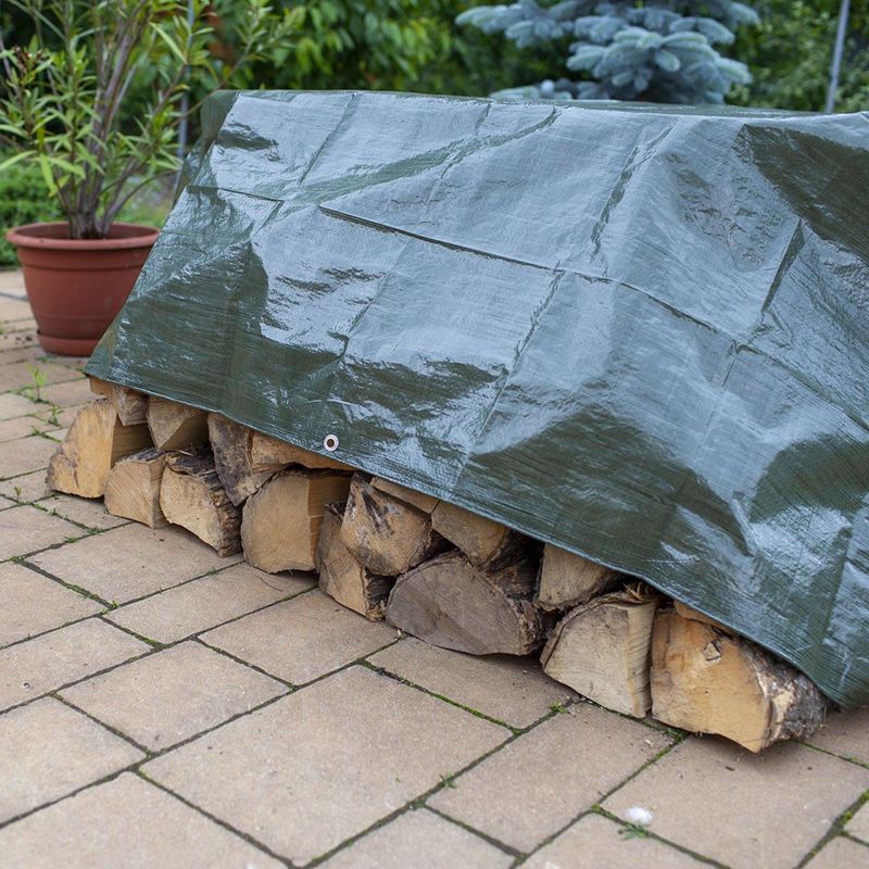 Casa si Gradina/Gradina si terasa/Mobilier exterior/Accesorii pentru gradina - Prelata impermeabila cu inele, 2.9x4.9 m, PE, 65 g/mp, 15 mp - Infinity.ro