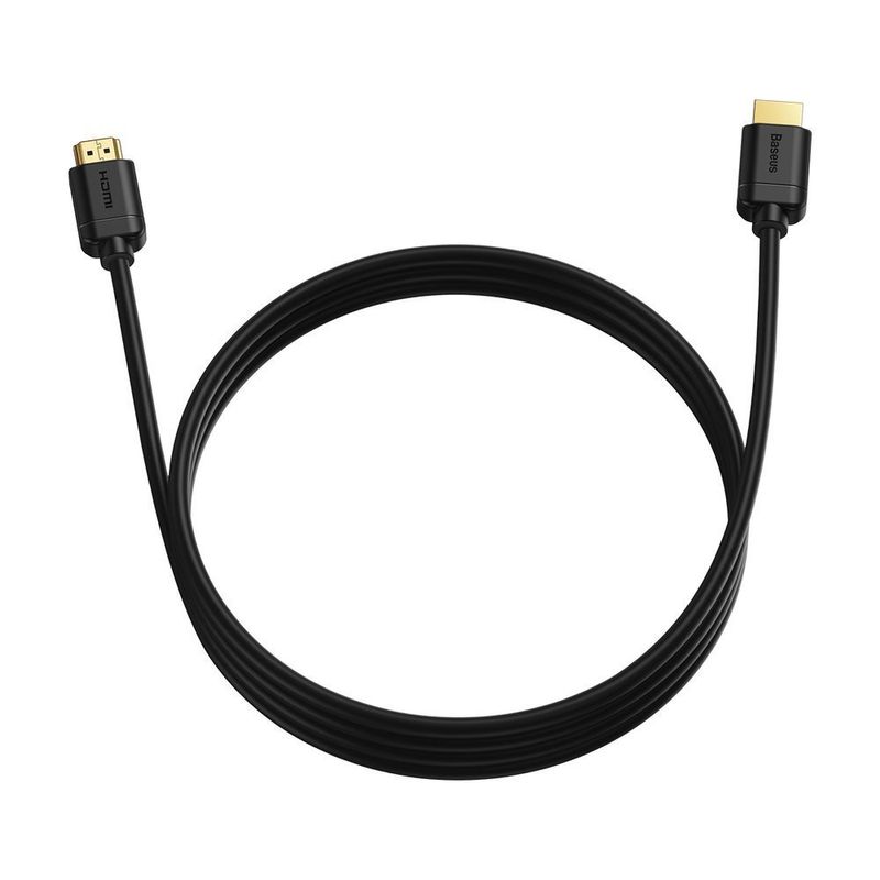 Laptop, Telefoane si Tablete - Telefoane mobile si accesorii - Accesorii Telefoane - Cabluri si adaptoare telefoane - Cablu Video HDMI la HDMI 4k@60Hz, 3m, Baseus (CAKGQ-C01), negru - Infinity.ro
