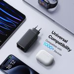 Laptop, Telefoane si Tablete - Telefoane mobile si accesorii - Accesorii Telefoane - Incarcatoare telefoane - Incarcator 2x USB, 2x Type-C, 100W + Cablu Type-C, 100W, 20V, 5A, 1m, Baseus GaN6 Pro (P10162705112-00), negru - Infinity.ro