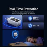 Laptop, Telefoane si Tablete - Telefoane mobile si accesorii - Accesorii Telefoane - Incarcatoare telefoane - Incarcator 2x USB, 2x Type-C, 100W + Cablu Type-C, 100W, 20V, 5A, 1m, Baseus GaN6 Pro (P10162705212-00), alb - Infinity.ro