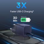 Laptop, Telefoane si Tablete - Telefoane mobile si accesorii - Accesorii Telefoane - Incarcatoare telefoane - Incarcator GaN5S, Type-C, Fast Charge, 30W, Baseus Gallium Nitride (P10162504523-00), mov - Infinity.ro