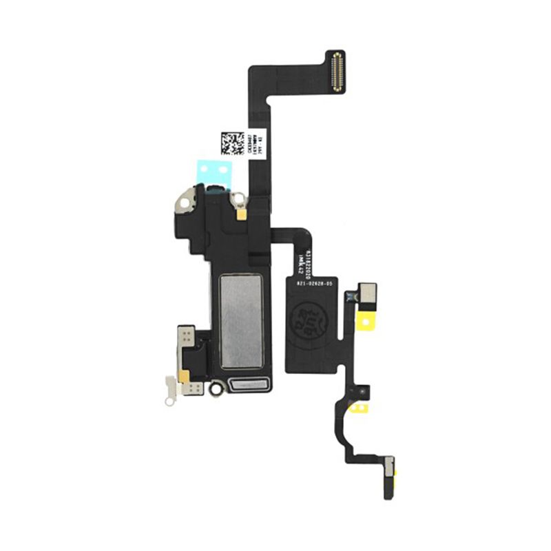 Laptop, Telefoane si Tablete - Telefoane mobile si accesorii - Piese si componente telefoane - Benzi flex telefoane - Difuzor Ureche Compatibil cu iPhone 12, cu Senzor Lumina Proximitate si Banda, OEM (14834), negru - Infinity.ro