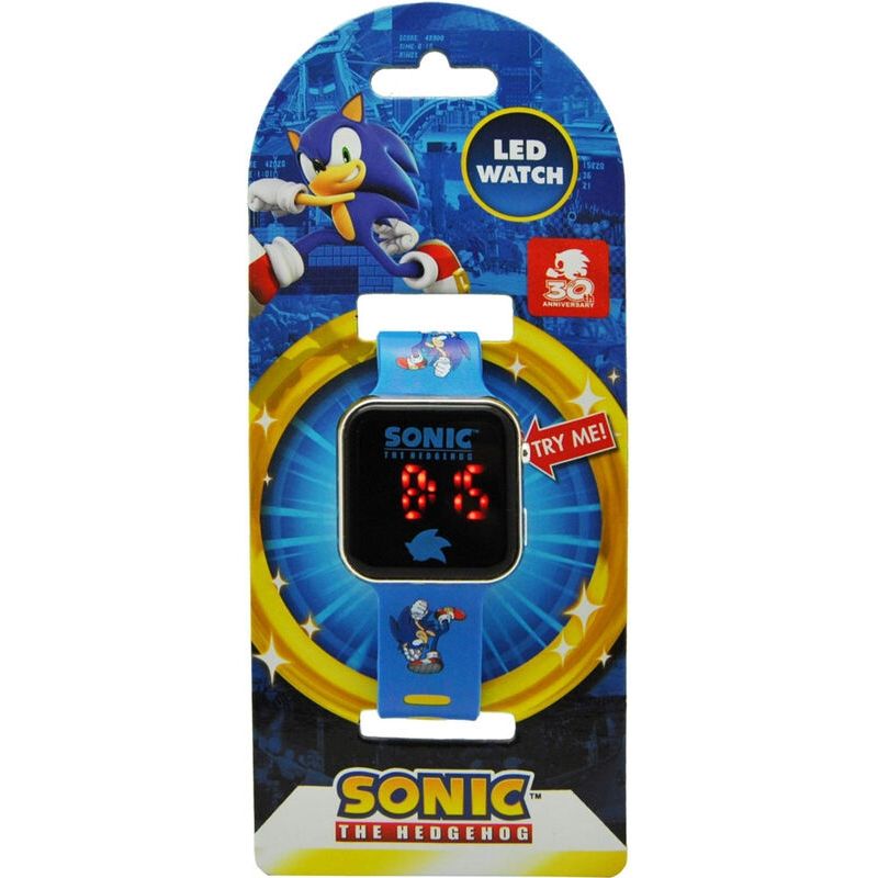 Fashion, accesorii si bijuterii - Copii - Accesorii copii - Bijuterii si ceasuri copii - Ceas de mana copii led Sonic Albastru - Infinity.ro