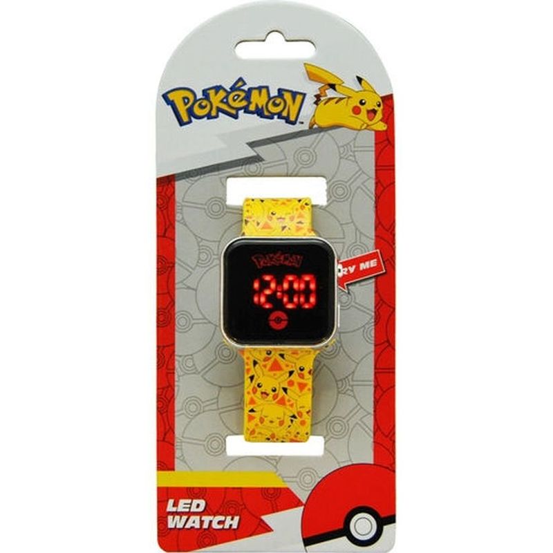 Fashion, accesorii si bijuterii - Copii - Accesorii copii - Bijuterii si ceasuri copii - Ceas de mana copii led Pockemon Pikachu Galben - Infinity.ro