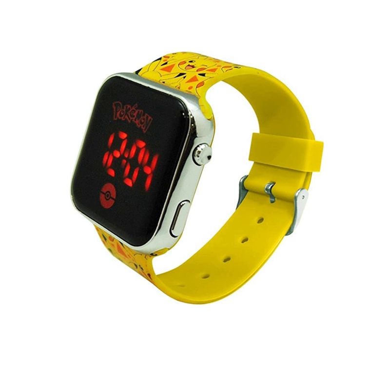 Fashion, accesorii si bijuterii - Copii - Accesorii copii - Bijuterii si ceasuri copii - Ceas de mana copii led Pockemon Pikachu Galben - Infinity.ro