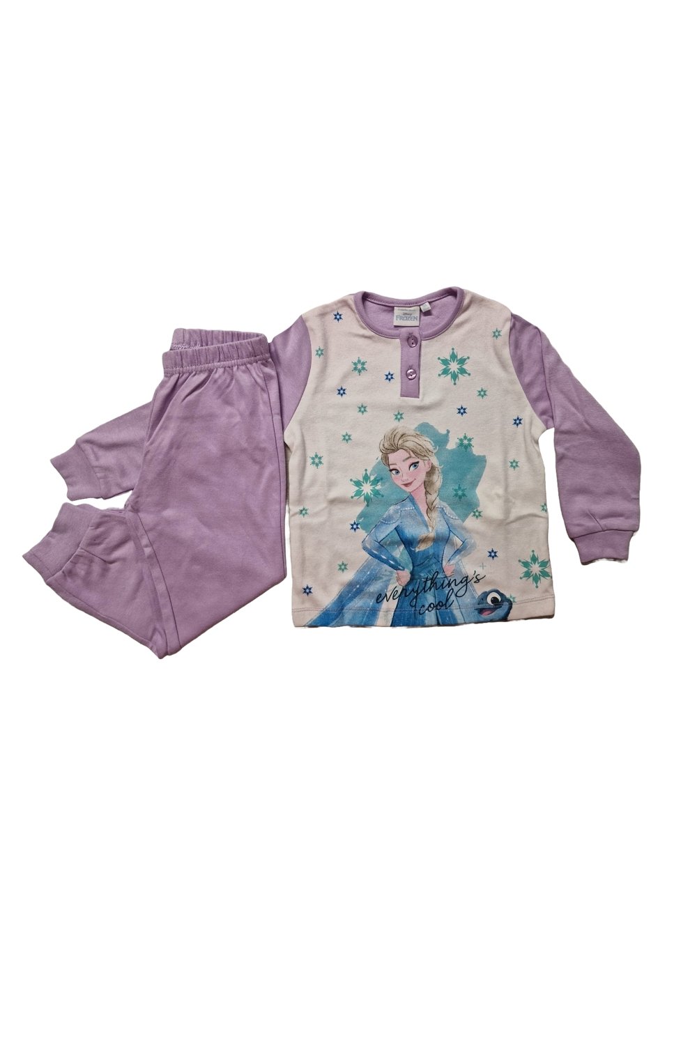 Pijamale copii Frozen XH20119, 128 CM 8 ani, Violet