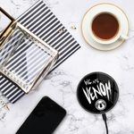 Laptop, Telefoane si Tablete - Telefoane mobile si accesorii - Accesorii Telefoane - Incarcatoare telefoane - Incarcator wireless Fast Charge Marvel Black Panther Multicolor - Infinity.ro