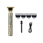 Ingrijire personala si Cosmetice - Aparate & accesorii ingrijire personala - Aparate de ras si tuns - Aparate de ras electrice - Aparat De Ras, Tuns si Conturat din Inox, Electric, Lama Ceramica din Titan, Reincarcabil, 4 Gratare, Rezistent la Apa - Infinity.ro