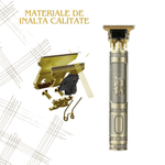 Ingrijire personala si Cosmetice - Aparate & accesorii ingrijire personala - Aparate de ras si tuns - Aparate de ras electrice - Aparat De Ras, Tuns si Conturat din Inox, Electric, Lama Ceramica din Titan, Reincarcabil, 4 Gratare, Rezistent la Apa - Infinity.ro