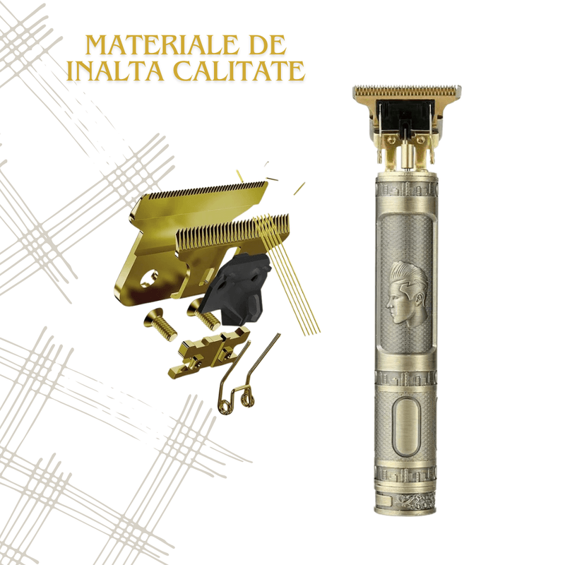 Ingrijire personala si Cosmetice - Aparate & accesorii ingrijire personala - Aparate de ras si tuns - Aparate de ras electrice - Aparat De Ras, Tuns si Conturat din Inox, Electric, Lama Ceramica din Titan, Reincarcabil, 4 Gratare, Rezistent la Apa - Infinity.ro