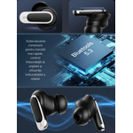 TV, Audio-Video si Foto - Portabile audio - Casti audio - Casti Wireless, Smart Case cu Touch Screen, Noise Cancelling 360°, Microfon, Control Tactil, Compatibil cu Bluetooth 5.3 - Infinity.ro