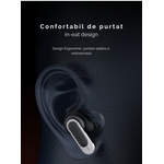 TV, Audio-Video si Foto - Portabile audio - Casti audio - Casti Wireless, Smart Case cu Touch Screen, Noise Cancelling 360°, Microfon, Control Tactil, Compatibil cu Bluetooth 5.3 - Infinity.ro