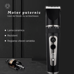 Ingrijire personala si Cosmetice - Aparate & accesorii ingrijire personala - Aparate de ras si tuns - Aparate de tuns - Set Masina de Tuns, Afisaj LED, Turbo, 5 Nivele de Reglare a Lungimii, Rezistenta la Apa, 200 min Autonomie, Negru - Infinity.ro
