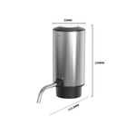 Casa si Gradina - Bucatarie si vesela - Accesorii bar - Tirbusoane si dopuri - Decantor cu Aerator de Vin, Electric Reincarcabil USB, Inox, Buton Pornire-Oprire, FilSAB - Infinity.ro