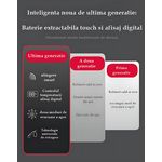 Casa si Gradina - Sanitare - Chiuveta bucatarie si accesorii - Baterii bucatarie - Baterie Bucatarie Antracit, Afisaj Digital, Senzor de Pornire la Atingere (touch control), Rotire 360°, Dus Extractibil - Infinity.ro