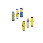 Fashion, accesorii si bijuterii - Copii - Lenjerie si pijamale copii - Sosete si dresuri copii - Set 6 sosete copii Pokemon 40276, 23-26 EU, Multicolor - Infinity.ro