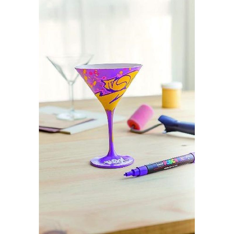 Carti si Birotica - Birotica - Instrumente de scris - Markere si carioci - Posca markere cu vopsea 7 culori PC-1M, set pastel - Infinity.ro