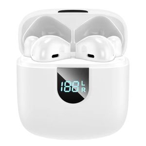 Casti wireless in ear MAROVIO®, TWS, Bluetooth 5.3 + EDR+BLE+BR, ENC, CVC8.0, microfon HD, autonomie 48 ore