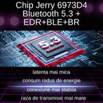 TV, Audio-Video si Foto - Portabile audio - Casti audio - Casti wireless in ear MAROVIO®, TWS, Bluetooth 5.3 + EDR+BLE+BR, ENC, CVC8.0, microfon HD, autonomie 48 ore - Infinity.ro