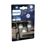 Auto si Moto/Electrice auto/Iluminare si semnalizare/Becuri auto - Set 2 becuri led auto Alb R10W/R5W Philips Ultinon Pro3100 SL semnalizare - Infinity.ro