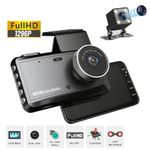 Auto si Moto - Electronice auto - Camere auto si DVR - Camera de Bord STARTRONIK® FULL HD Dual Camera 170° Senzor G Detectare Miscare Microfon microSD 32GB - Infinity.ro