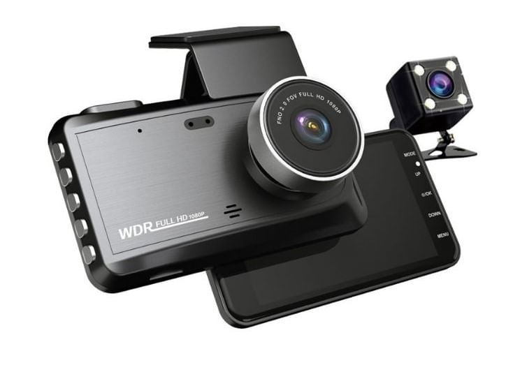 Camera de Bord STARTRONIK® FULL HD Dual Camera 170° Senzor G Detectare Miscare Microfon microSD 32GB