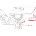 Auto si Moto - Electronice auto - Camere auto si DVR - Camera de Bord STARTRONIK® FULL HD Dual Camera 170° Senzor G Detectare Miscare Microfon microSD 32GB - Infinity.ro