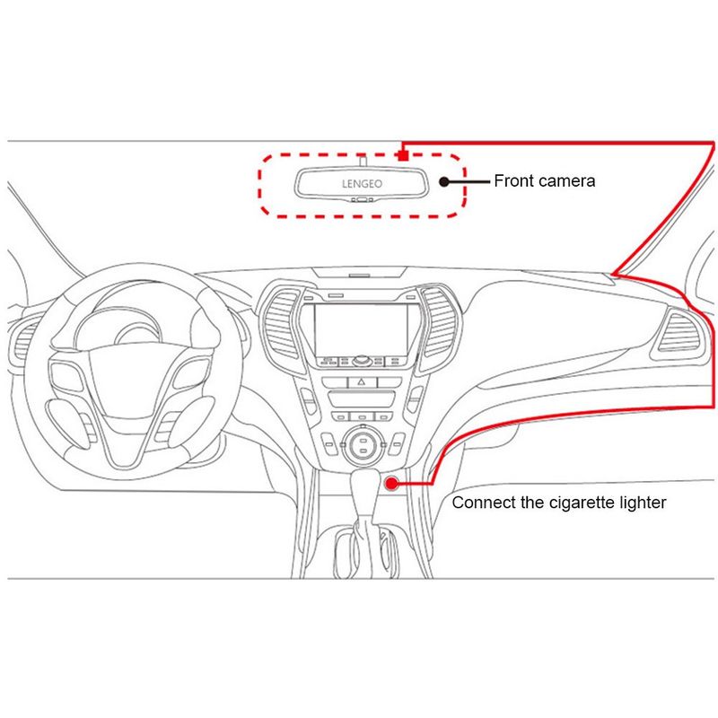 Auto si Moto - Electronice auto - Camere auto si DVR - Camera de Bord STARTRONIK® FULL HD Dual Camera 170° Senzor G Detectare Miscare Microfon microSD 32GB - Infinity.ro