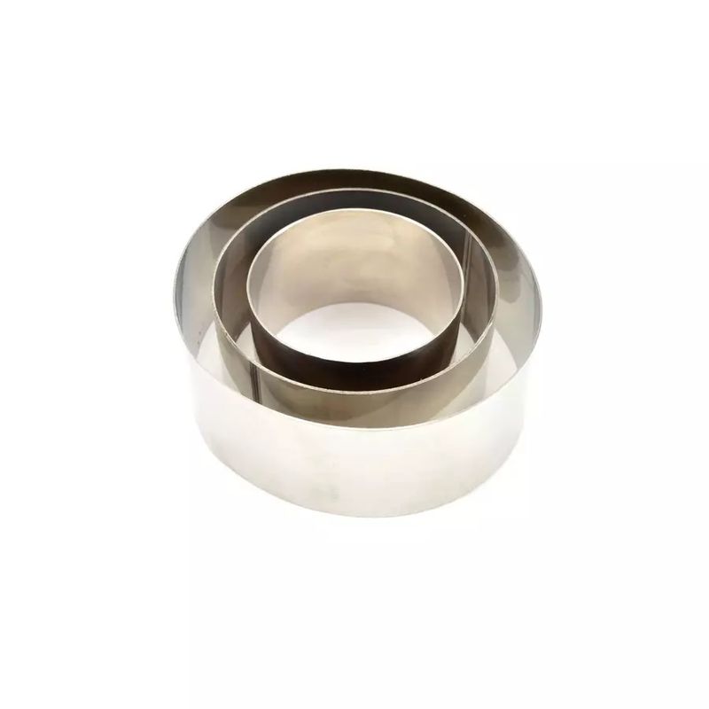 Casa si Gradina - Bucatarie si vesela - Ustensile bucatarie - Ustensile ornare prajituri - Set de formare a alimentelor, forma rotunda, 3 piese - Infinity.ro