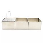 Casa si Gradina - Bucatarie si vesela - Organizare si depozitare bucatarie - Cutii alimentare - Set de formare a alimentelor, forma patrata, cu presa pentru indepartarea mancarii - Infinity.ro